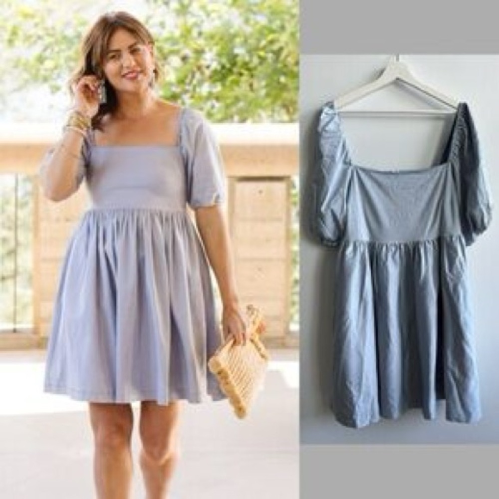 Smash and Tess and JH: THE SUNRISE MINI DRESS IN SKY BLUE - Picture 2 of 3